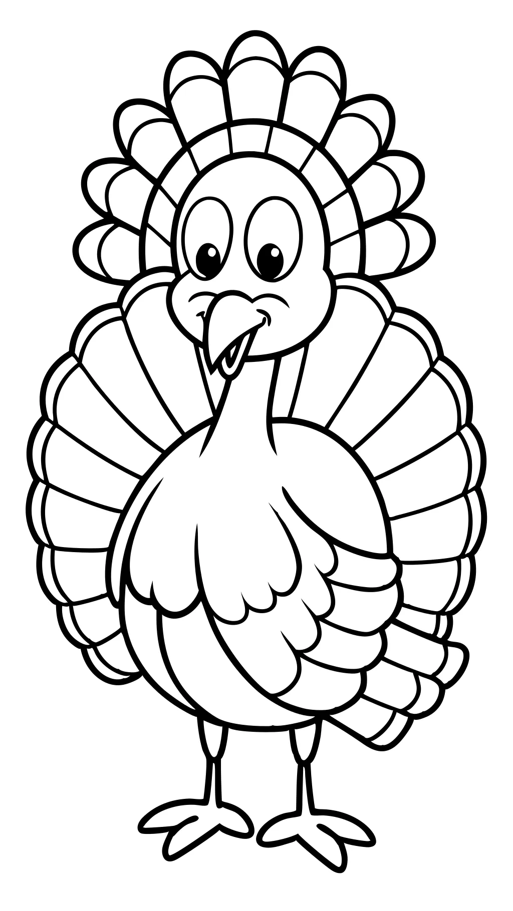 coloring pages of turkey